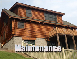  Quinby, Virginia Log Home Maintenance